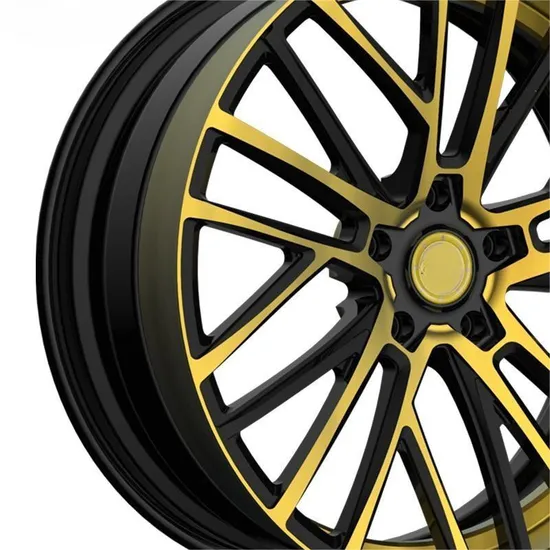Luxury Golden Alloy Magnesium Rims 20 22 24 26 28inch Forged Wheels for Passenger Car