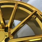 Luxury Golden Spoke 16 17 18 19 20 21 22 23 24inch Wholesales Monoblock Rims Forged Auto Car Wheels - Image 4