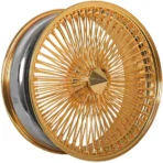 Luxury High Quality Auto-Parts Golden Forged Wheel 16 17 18 19 20 21 22 Inch Spoke Chrome Wire Car Wheel Rim - Image 4