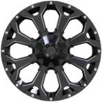 Matt Black Machine Face 4X4 Aluminum Alloy Car Wheel Rims off-Road Wheel Rims - Image 2