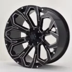 Matt Black Machine Face 4X4 Aluminum Alloy Car Wheel Rims off-Road Wheel Rims