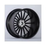 Matte Black 5 Holes Aluminium Alloy Car Wheel - Image 4