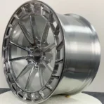 Monoblock Forged 5 Holes Silver Polished New Model Alloy Wheel Rims for Passenger Car - Image 3