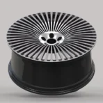 Multi Spokes Chrome Wire Alloy Car Wheel Rim Golden Hub 26/28inch Wheels