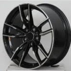 New Design 5 Holes Black Flow Formed Passenger Car Alloy Wheel - Image 2