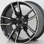 New Design 5 Holes Black Flow Formed Passenger Car Alloy Wheel