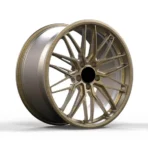 New Design 5 Holes Golden Car Wheel Aluminum Alloy Car Wheel Durable Car Wheel