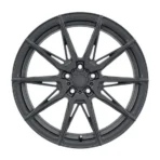 New Design Durable Matte Black Flow Formed 5 Holes Aluminum Car Wheel - Image 2