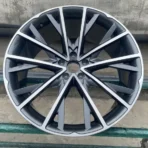 New Design Flow Formed Alloy Car Wheel 5 Holes Silver Machined Face Car Wheel Rims