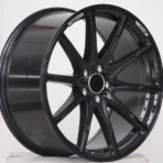 New Design Flow Formed Passenger Car Wheel 5 Holes Black Aluminum Alloy Car Wheel - Image 4