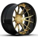 New Design Replica Golden Wheels Rims Personalized Aluminum Car Alloy Rim - Image 2
