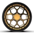 New Design Replica Golden Wheels Rims Personalized Aluminum Car Alloy Rim