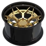 New Design Replica Golden Wheels Rims Personalized Aluminum Car Alloy Rim - Image 4