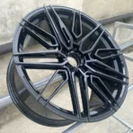 New Style Aluminum Alloy Car Wheel 5 Holes Black Thin Spoke Car Wheel Rim - Image 4