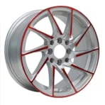 Orange Thin Silm Spoke Wheels 4X4 Wheel Rims 16 18 Inch and 17 Inch Chrome Whee Rim - Image 4