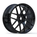 Original Matt Black Staggered Aftermarket Front Tires Rims Tyre Rine Car Wheels