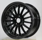 Ouya Wheel 17-19inch 4/5X100 5X114.3/120 Black Machined Lip Alloy Rim - Image 2