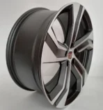 Ouya Wheel Auto Parts ODM OEM 5X108 Satin Black Machined Face Car Alloy Wheel - Image 2