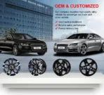 Ouya Wheel Car Accessories Popular Gunmetal Machined Face Alloy Car Wheel - Image 4
