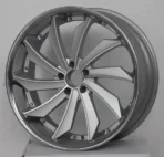 Ouya Wheel Car Parts Classic Silver Alloy Wheel Hub Rim - Image 2