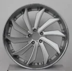 Ouya Wheel Car Parts Classic Silver Alloy Wheel Hub Rim - Image 3