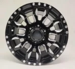 Ouya Wheel 4X4 Offroad Alloy Wheel Hub Black Milling Rivets - Image 2
