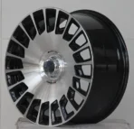 Ouya Wheel ODM OEM Car Accessories Black Machined Face Alloy Car Wheel Available in Stock - Image 2