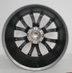 Ouya Wheel Spare Parts Replica Factory Supply 6X139.7 5X114.3 4X100 Gunmetal Machined Face Replica Alloy Car Wheel Rim for Toyota Cars - Image 3