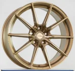 Passenger Car Wheels 15-19 4/5 Holes Black Silver Bronze Flow Formed Alloy Car Rims - Image 3