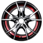 Popular Classical 4/8Holes Blue Red Lip Aluminum Alloy Car Wheel - Image 2