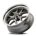 Premium 17-Inch Aftermarket Wheels Auto-Parts with Deep Dish Design and Gloss Black Finish - Image 4
