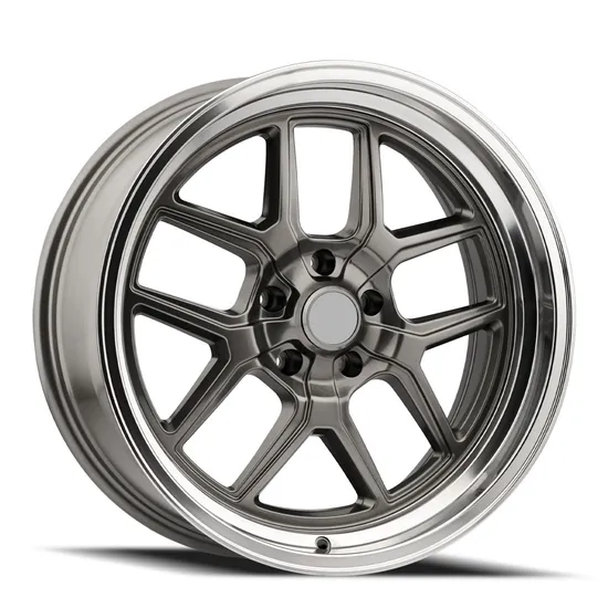 Premium 17-Inch Aftermarket Wheels Auto-Parts with Deep Dish Design and Gloss Black Finish