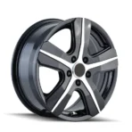 Premium 17-Inch Cast Alloy Wheels Wheel Rim with Diamond-Cut Face and Polished Lip - Image 3
