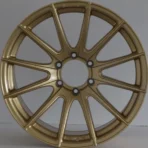 Racing Car Wheels Hot Sale High Golden Polishing Standard Aluminum Alloy Customizable Custom Forged Wheels - Image 2