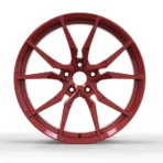 Red Forged Car Alloy Wheels Rims 17 Inch Different Surface Finishing Wheels for Cars - Image 4