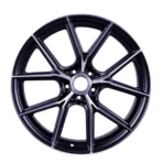 Silver Black Machined Face Car Wheel Monoblock 5 Holes Aftermarket Aluminum Alloy Car Wheel - Image 4