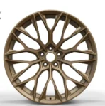 Silver Bronze Black Polished 5 Holes Nice Performance Aluminum Alloy Passenger Car Wheel Rims - Image 2