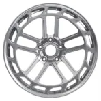 Silver Spoke 5 Holes Car Accessories Auto Parts Alloy Forged Car Wheel Rims - Image 2