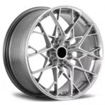 Thin Spoke Replica Auto Parts 5 Holes Black Silver Car Wheel Rim - Image 2