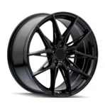 Wheel-Hub-Rim-Spoke 20-Inch Truck Wheels with Reinforced Structure and Matte Black Finish