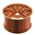 Y Spoke Beautiful Durable 5 Holes Aluminum Alloy Car Wheel Orange Painting - Image 3