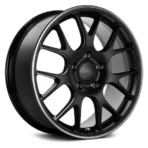 Y Spokes Rims 5 Holes Black Silver Hyper Black Alloy Car Wheel Rims - Image 4