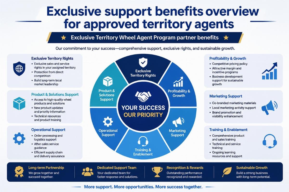 Exclusive support benefits overview for approved territory agents